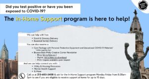 Did you test positive or have you been exposed to COVID-19? The In-Home Support Program is here to help!