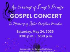 An Evening of Song & Praise Gospel Concert Gibson School’s Memorial Day Festival: Gospel meets jazz, BBQ, vendors & fun! May 26, 2025, 12-8 PM at St. Paul’s Church. Scan QR to register.