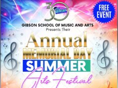 Annual Memorial Day Summer Arts Festival Gibson School Of Music an Arts 2025